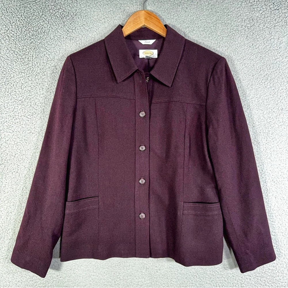 Size 12~Talbots Deep Purple Blazer